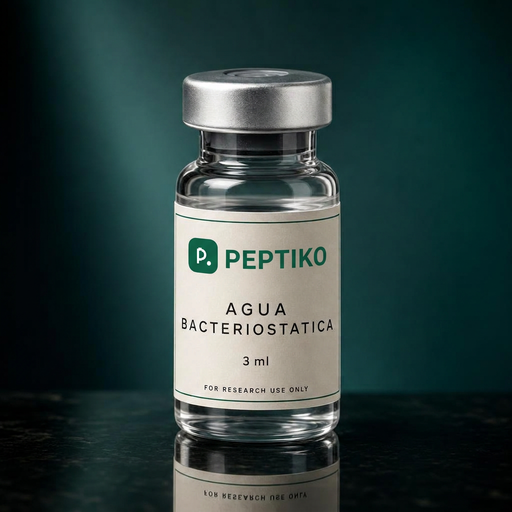 Vial liofilizado de Agua Bacteriostática