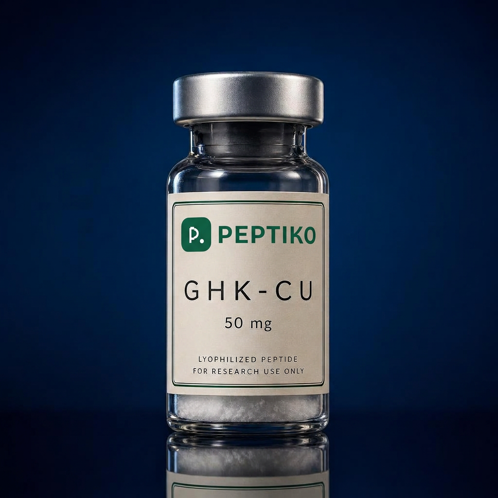 Vial liofilizado de GHK-Cu