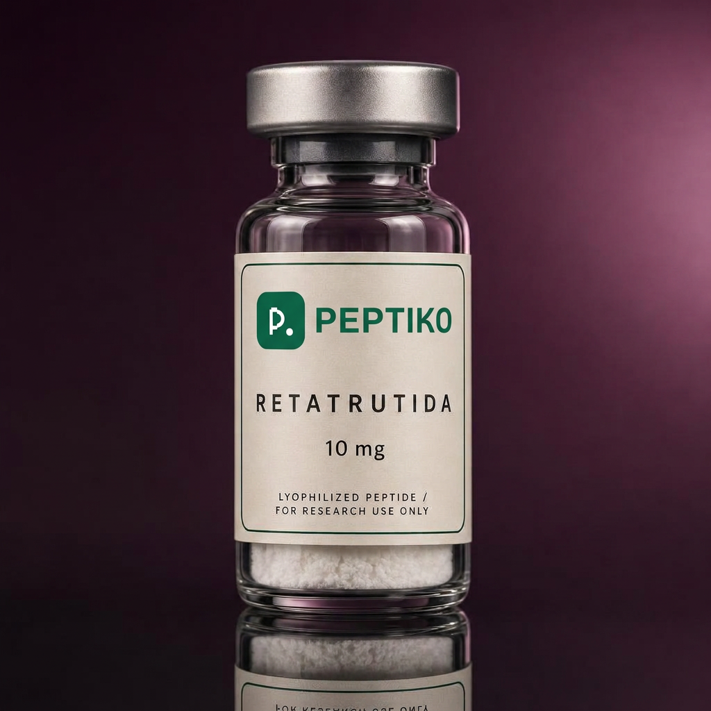 Vial liofilizado de Retatrutida